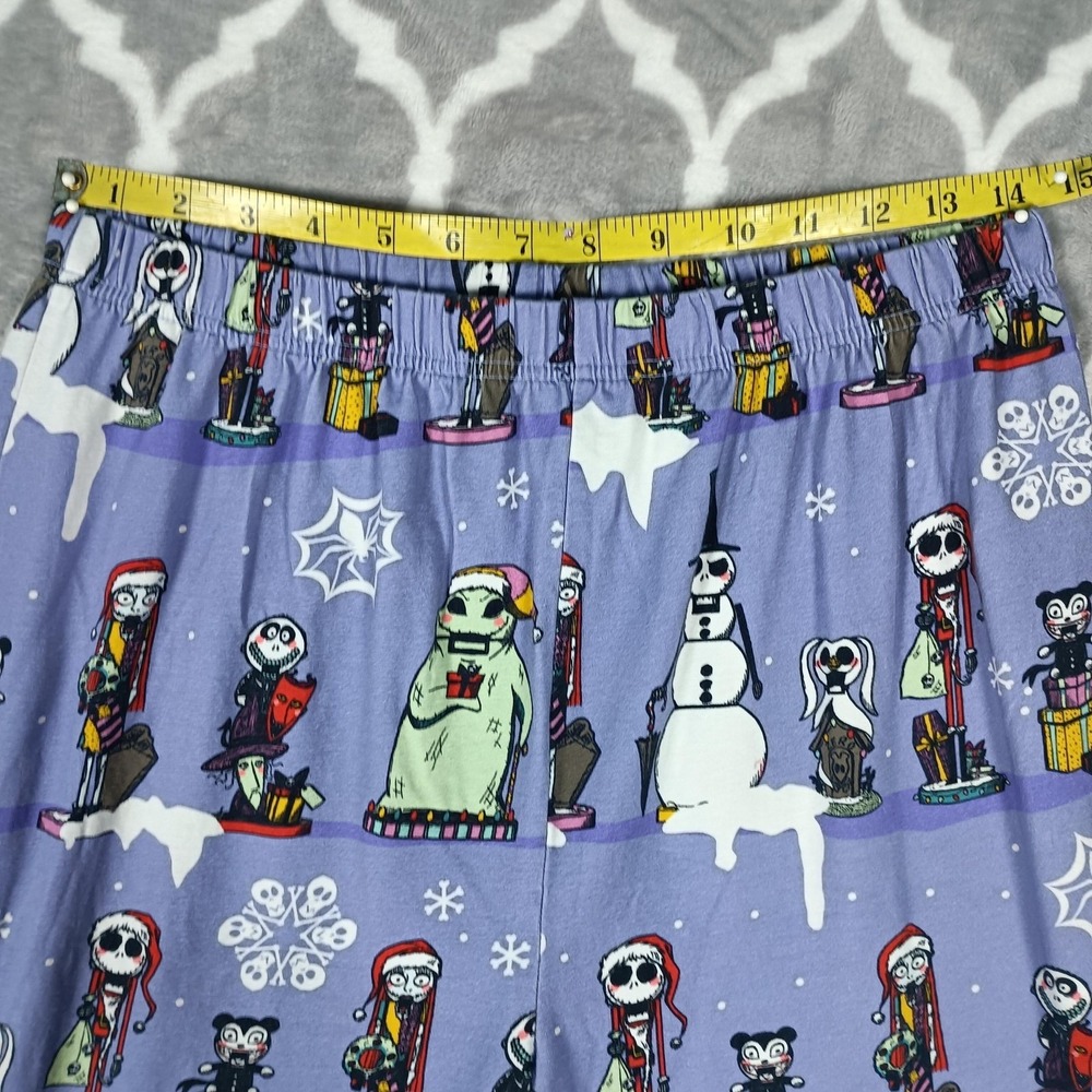 Cakeworthy Nightmare Before Christmas Pajama Set Women L Purple Holiday - Picture 6 of 12
